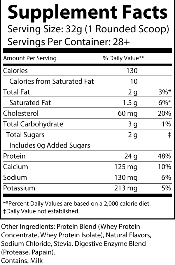 Whey Protein ( Salted Caramel )