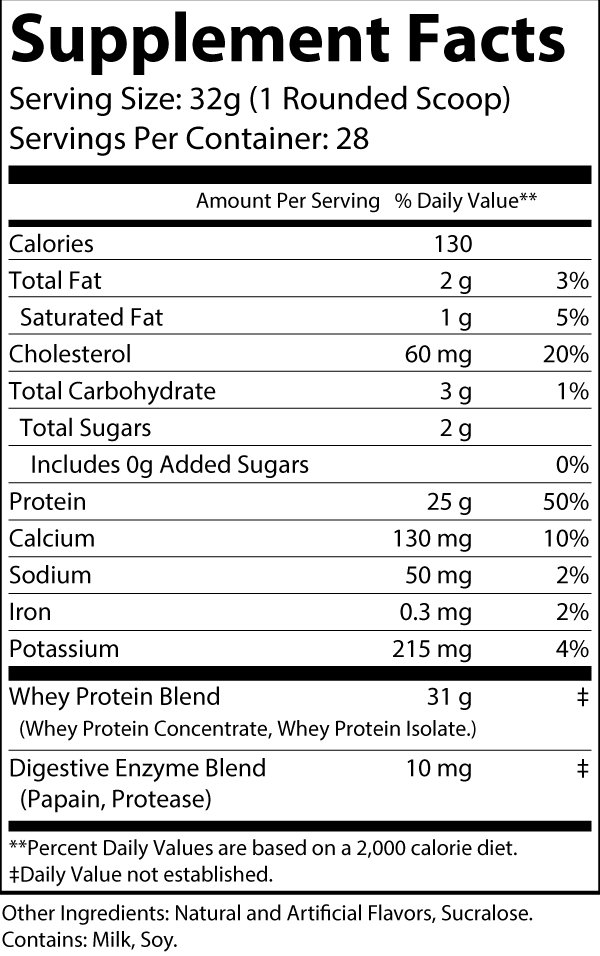 Whey Cinnamon Swirl