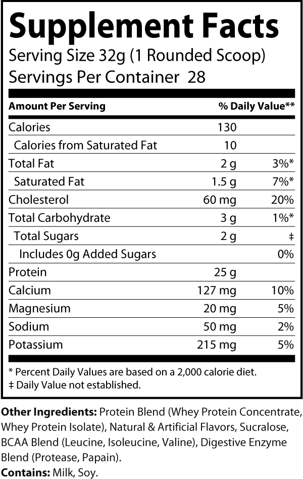 Whey Protein Gainz (Vanilla Milkshake)